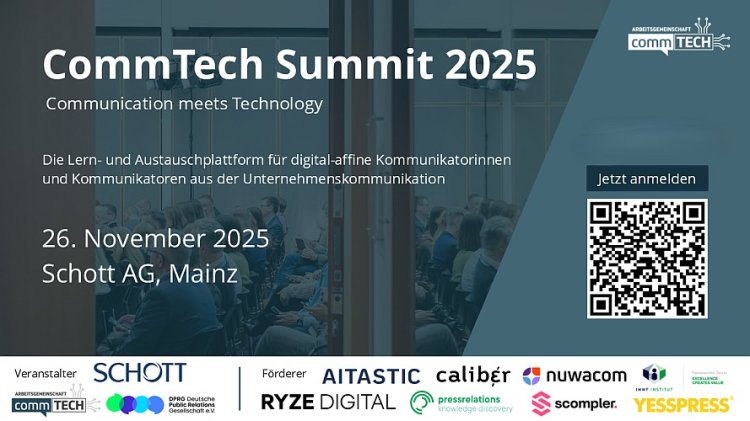 Commtech Ama Com DPRG | Jetzt noch anmelden: CommTech Summit 2025 am 26.11.2025